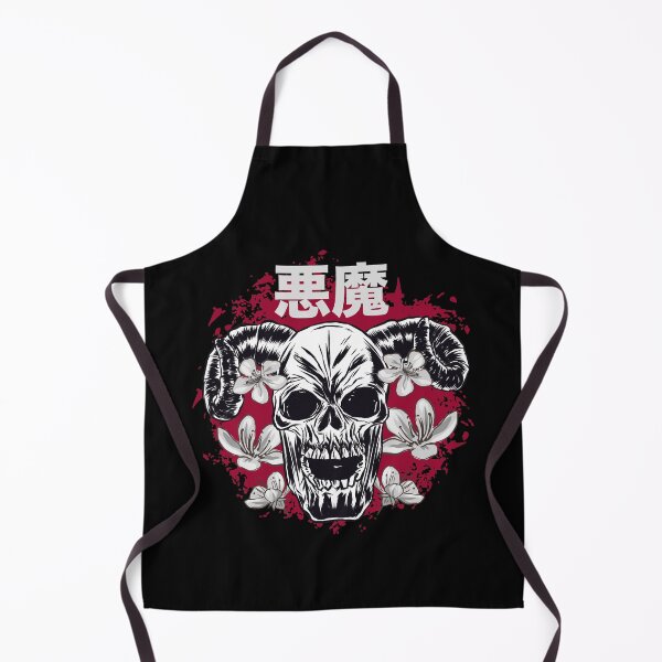Item preview, Japanese Demon Art Face Skull devil Oni Harajuku Aesthetic designed and sold by 9ine9.