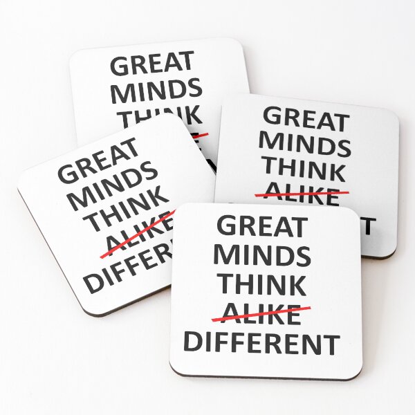 Item preview, Great minds think different! designed and sold by SocialMonster.