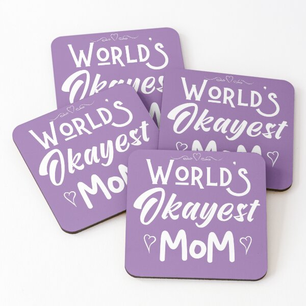 Item preview, World's Okayest Mom, I love you mum - Rust designed and sold by Schuva.