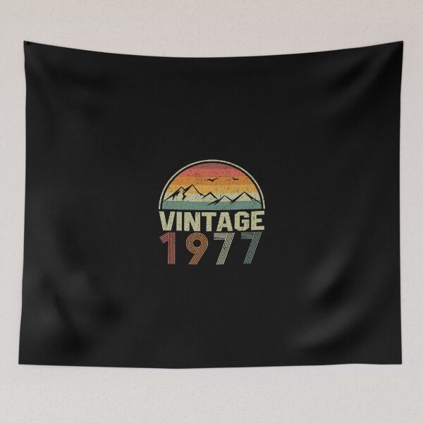 Item preview, Classic 43Rd Birthday Gift Idea Vintage 1977 designed and sold by pourvasecandi.