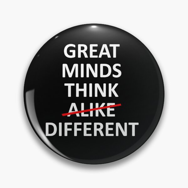 Item preview, Geat minds think different! designed and sold by SocialMonster.