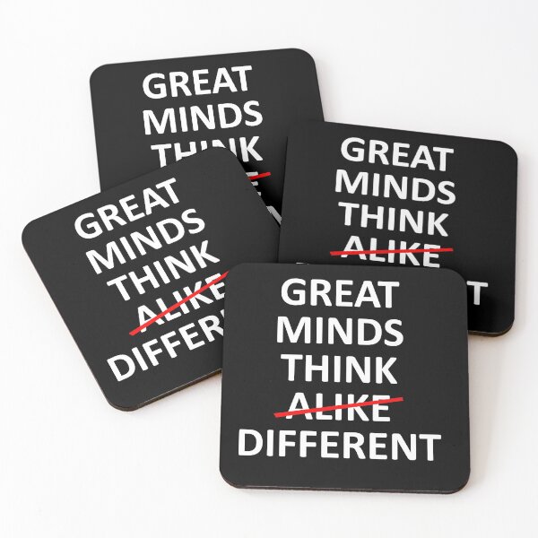 Item preview, Geat minds think different! designed and sold by SocialMonster.