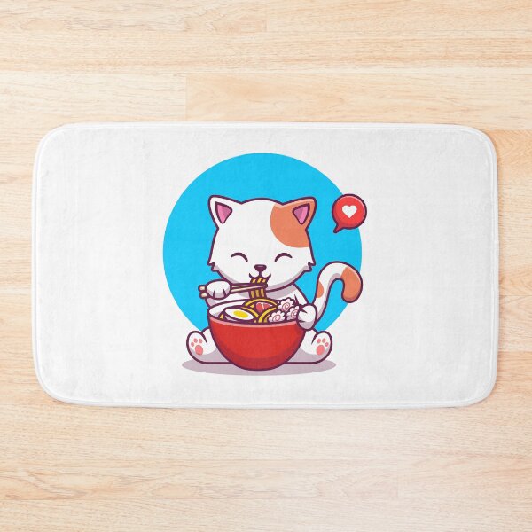 Item preview, Kawaii Cat With An Appetite designed and sold by Reminiscence.