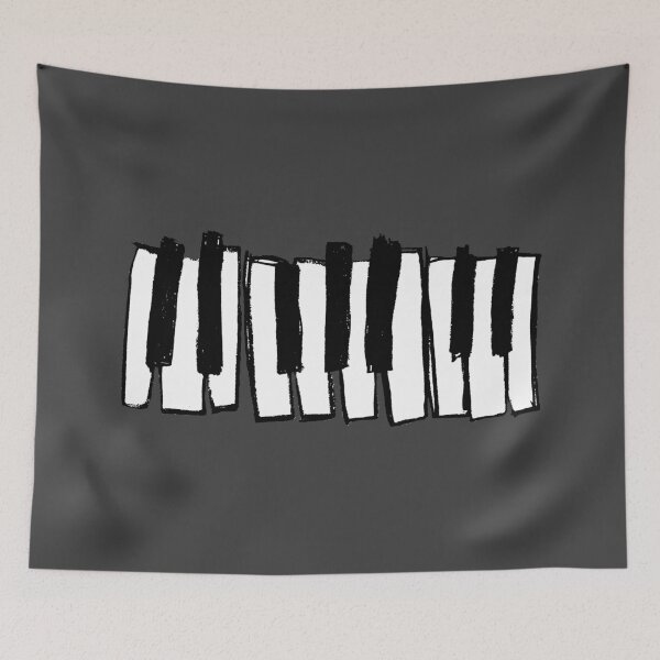 Item preview, Minimalistic Piano Keys designed and sold by badlydrawnbabe.