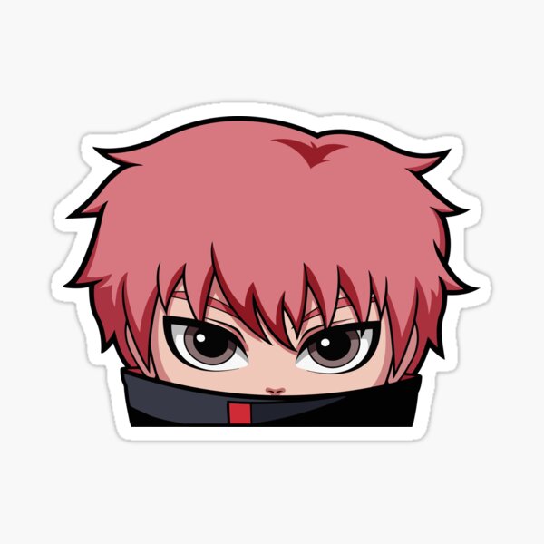 GAARA NARUTO SHIPPUDEN ANIME CAR PEEKER STICKER