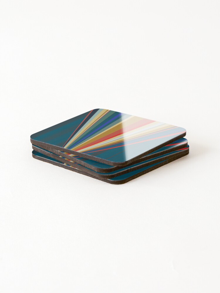 Thumbnail 4 of 5, Coasters (Set of 4), Colorful pattern designed and sold by eecookart.