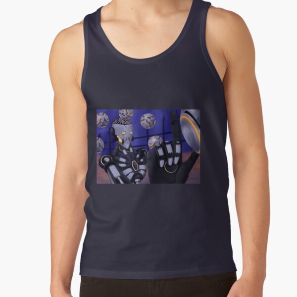 Spooky Robot Uncle Tank Top