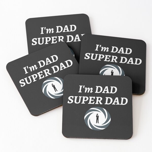 Item preview, Dad, super dad, secret agent designed and sold by Smileycreation.