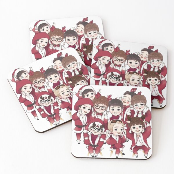 Item preview, EXO.RED.SANTAS designed and sold by stephylee88.
