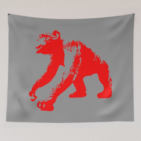 Item preview, MONO, PRIMADO, ROJO Y GRIS designed and sold by 5hertz.