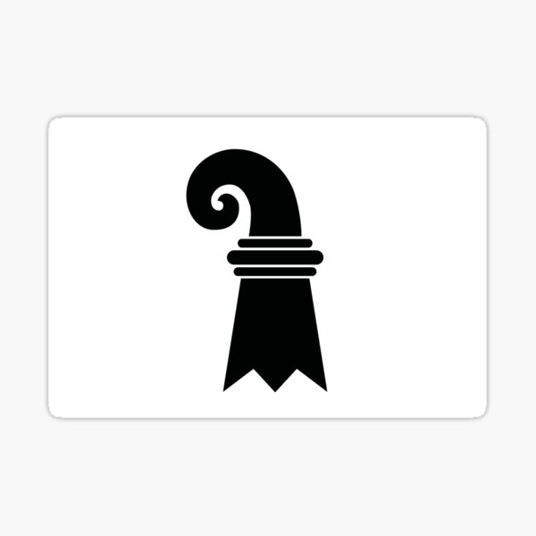 Basel City Flag Sticker
