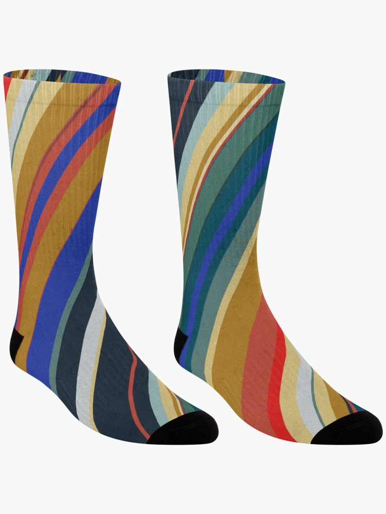 Thumbnail 3 of 5, Socks, Colorful pattern designed and sold by eecookart.