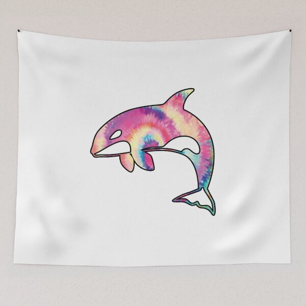 Item preview, tie-dye dolphin, octopus, turtle, crap, seahorse, orca, sea star designed and sold by ArtDeziGn.