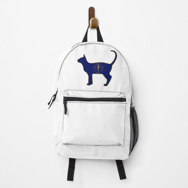 Item preview, State of Indiana Flag for Cat Lovers designed and sold by Gsallicat.