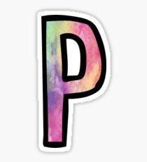 Letter P Sticker