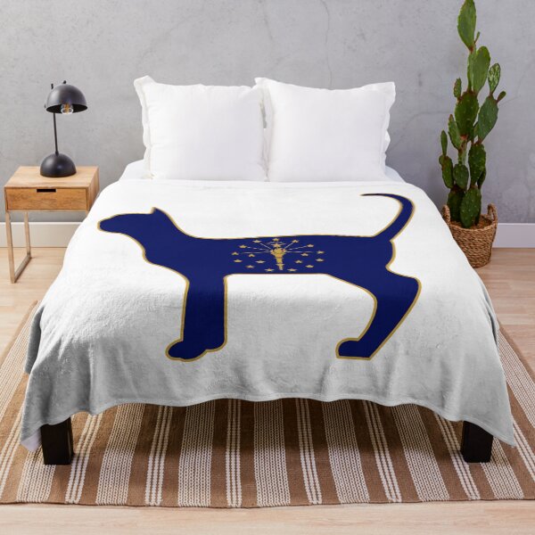 Item preview, State of Indiana Flag for Cat Lovers designed and sold by Gsallicat.