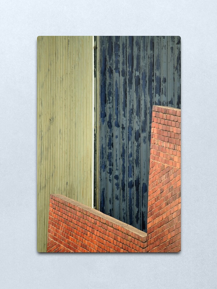 Alternate view of Shapes & Lines Metal Print