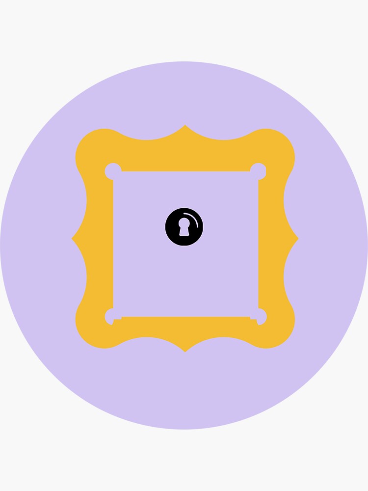 "Picture Frame" Sticker for Sale by Kennaburke Redbubble