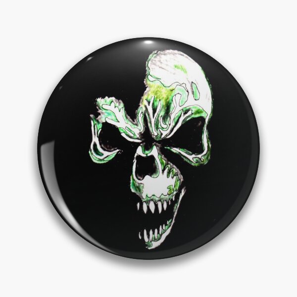 Item preview, Green Skull designed and sold by Mercury's Space.