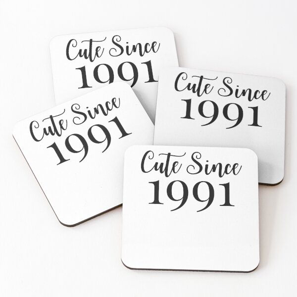 Item preview, Cute Since 1991 | 1991 Design | 30th Birthday  designed and sold by Presto Prints Design.