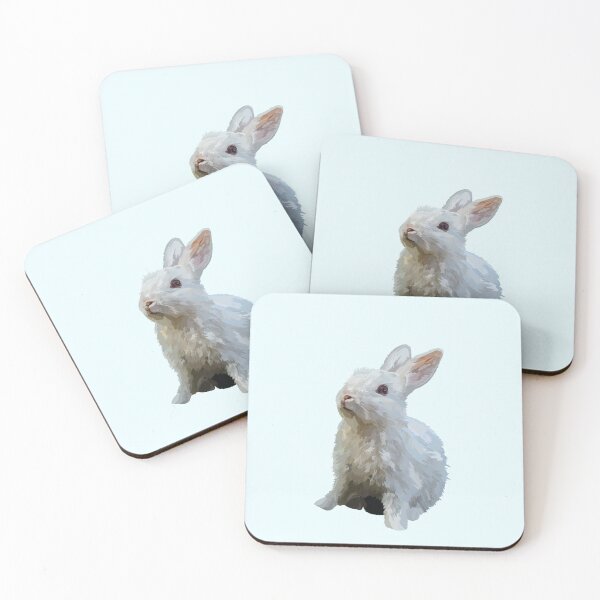 Item preview, Adorable White Bunny Rabbit designed and sold by EuropaPrints.