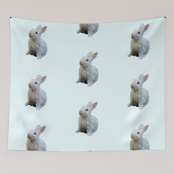 Item preview, Adorable White Bunny Rabbit designed and sold by EuropaPrints.
