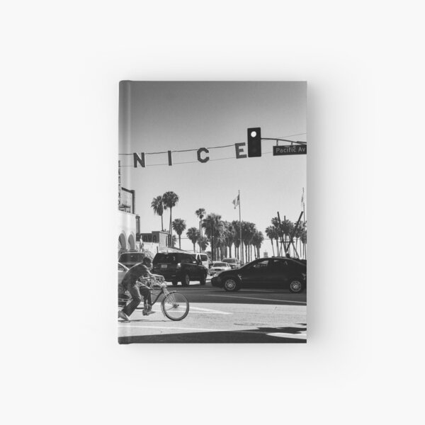 Cruising Pacific Avenue - Venice Beach California USA Hardcover Journal