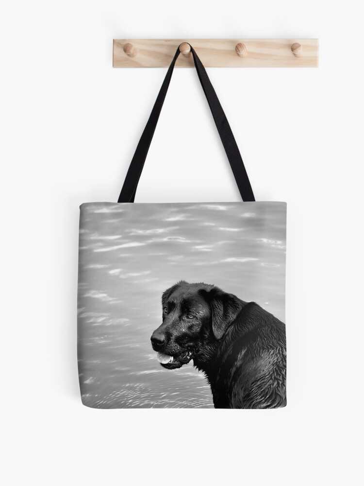 Thumbnail 1 of 2, Tote Bag, throw the stick, throw the stick...! designed and sold by Tiffany.