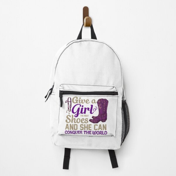 Item preview, GIVE A GIRL THE RIGHT PAIR OF SHOES AND SHE CAN CONQUER THE WORLD designed and sold by wildwhimsical.