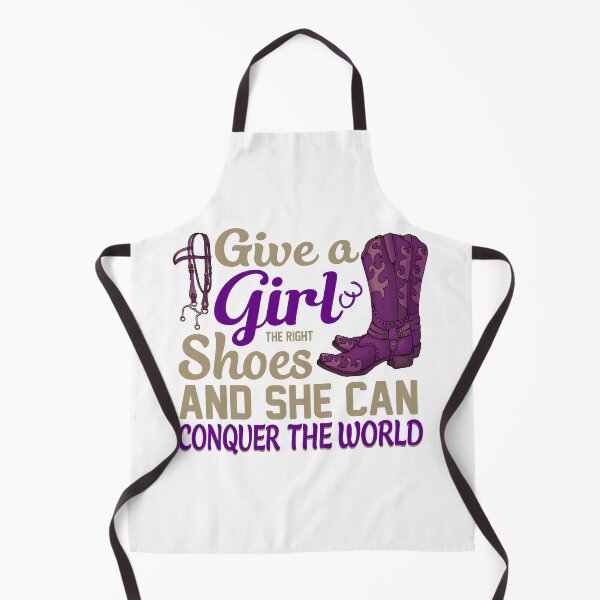 Item preview, GIVE A GIRL THE RIGHT PAIR OF SHOES AND SHE CAN CONQUER THE WORLD designed and sold by wildwhimsical.