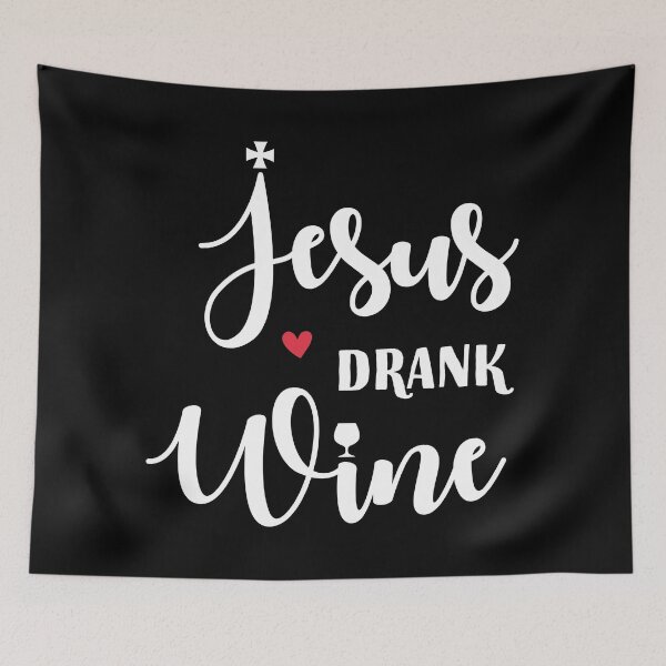 Item preview, Jesus Drank Wine Dark designed and sold by SNKV-Creations.