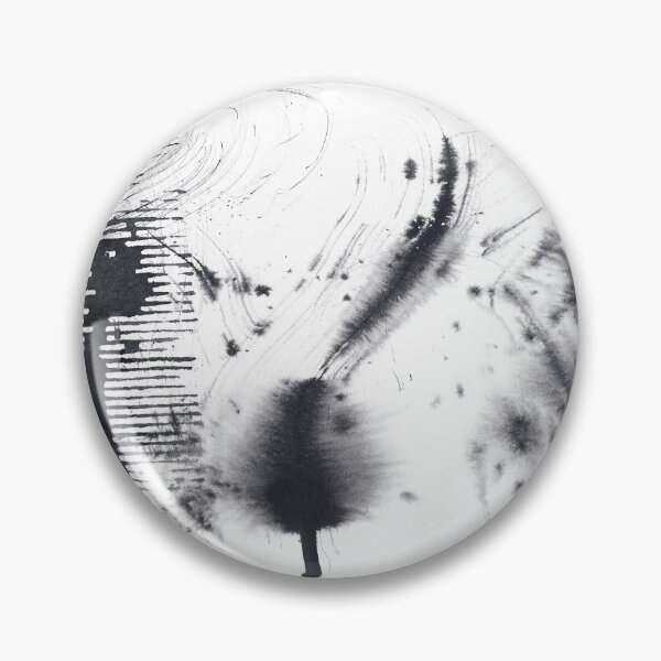 Item preview, ink explorations (044) - abstract black india ink painting designed and sold by expl-rations.
