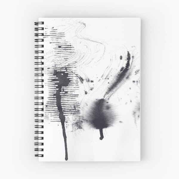 Item preview, ink explorations (044) - abstract black india ink painting designed and sold by expl-rations.