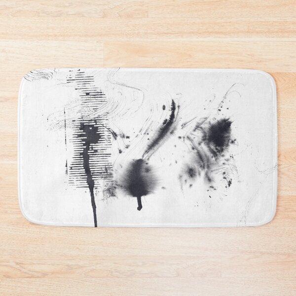 Item preview, ink explorations (044) - abstract black india ink painting designed and sold by expl-rations.