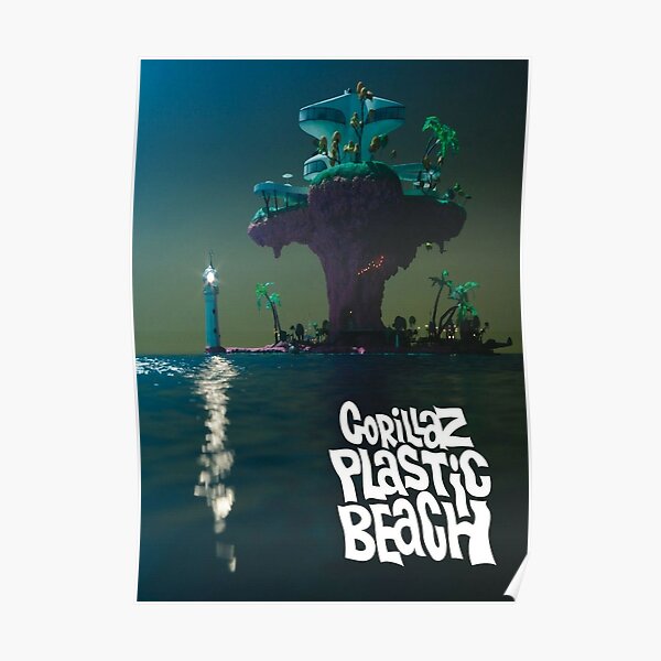 Tendance - Gorilaz Green Place Poster