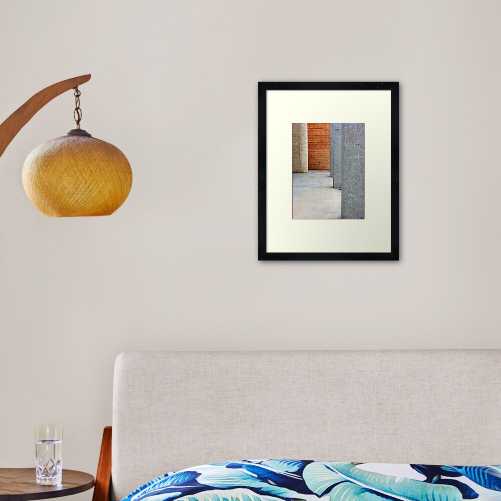 Concrete and Stone Framed Art Print