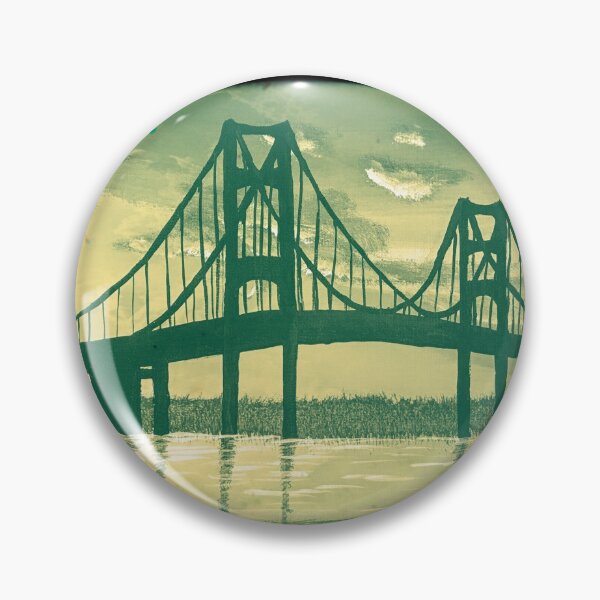 Item preview, Mackinac Bridge Old Timey Effect designed and sold by SistersInArtN.