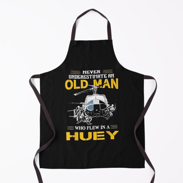 Item preview, Never underestimate an old man who flew in a Huey T-Shirt designed and sold by Lukifo-Mission.