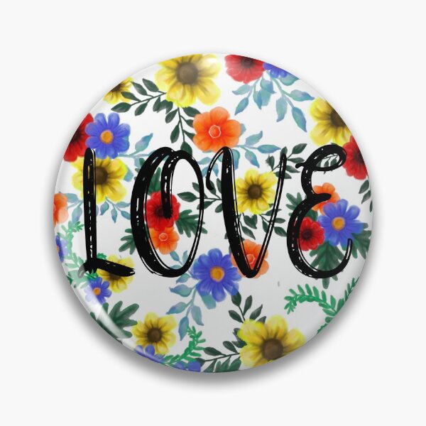 Item preview, Love on Floral designed and sold by LawsonFabrics.