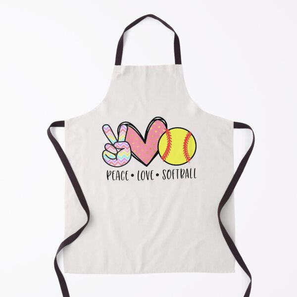 Item preview, Peace Love Softball Cute Design for Women Teen Little Girls T-Shirt designed and sold by Lukifo-Mission.