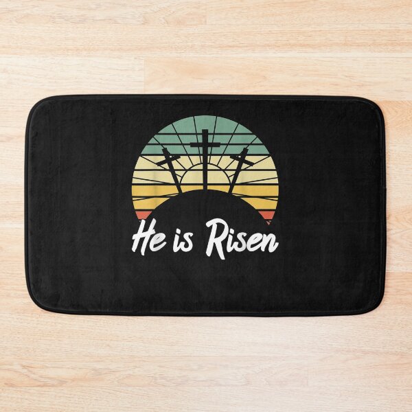 Artikelvorschau, Retro He Is Risen Christian Jesus Christ Religious Easter T-Shirt entworfen und verkauft von Lukifo-Mission.
