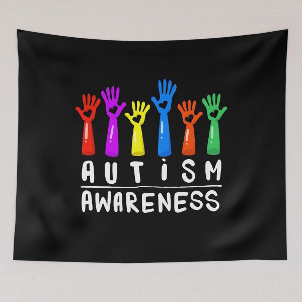 Item preview, Autism Awareness Hand And Heart Autism Gift designed and sold by TTFMerch.