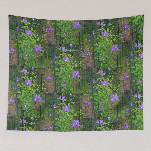 Item preview, Jackmanii Clematis designed and sold by M-Baughman-Art.