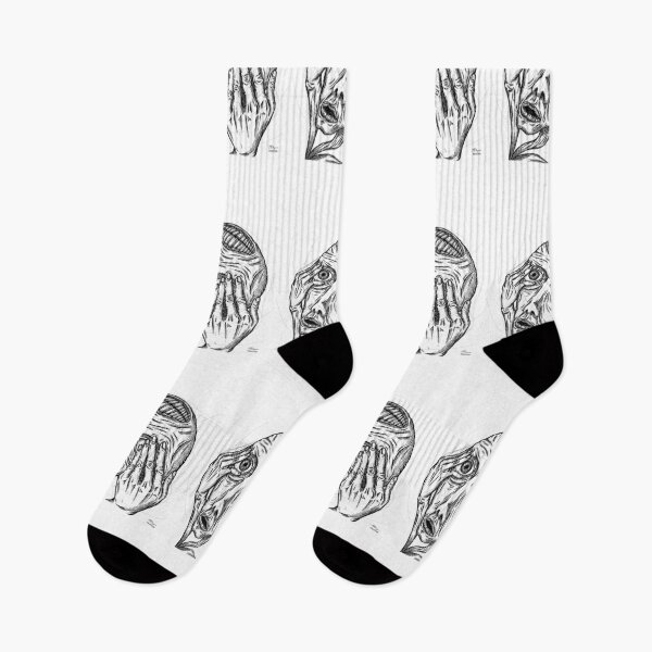 Item preview, Bite Your Teeth Drawing BW designed and sold by packtcrushd.