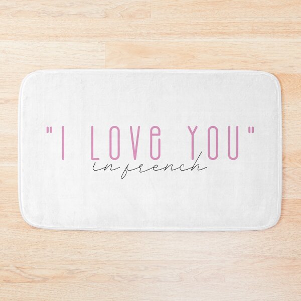 Item preview, "I Love You" in French designed and sold by Mira Rose.