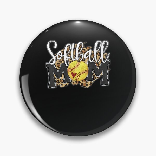 Item preview, Softball Mom Leopard Funny Baseball Mom Mother's Day 2021 T-Shirt  designed and sold by Lukifo-Mission.
