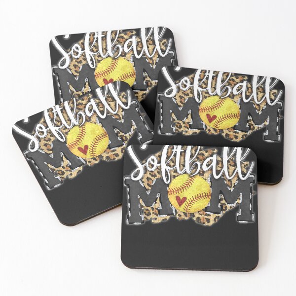 Item preview, Softball Mom Leopard Funny Baseball Mom Mother's Day 2021 T-Shirt  designed and sold by Lukifo-Mission.