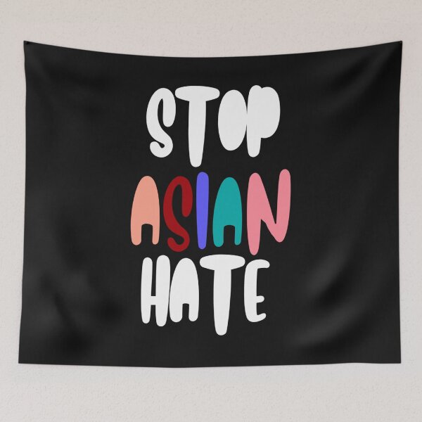 Item preview, Stop Asian Hate Long Sleeve T-Shirt designed and sold by Lukifo-Mission.