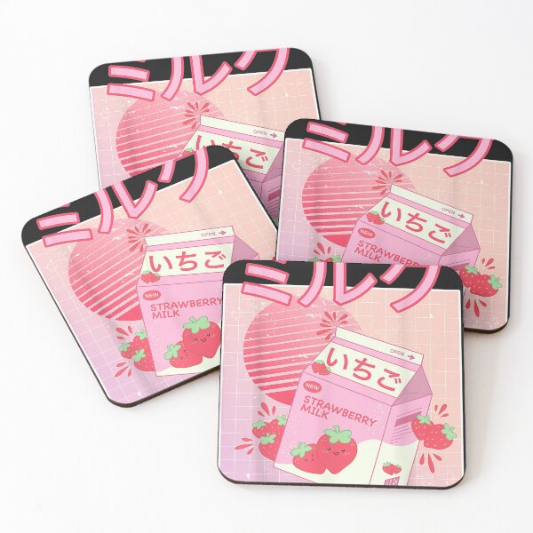 Item preview, Strawberry Milk Shake Carton Funny Retro 90s Japanese Kawaii T-Shirt designed and sold by Lukifo-Mission.