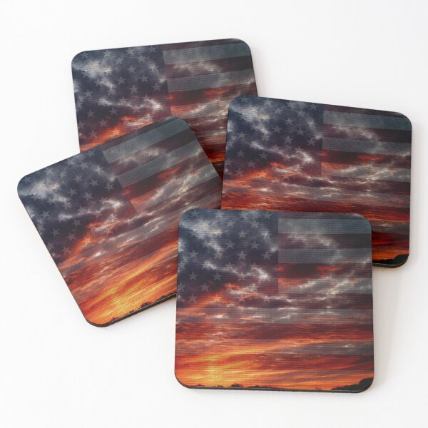 Item preview, Pseudomurals 00038 (US Flag Sunset Dream) designed and sold by CleanWIP.
